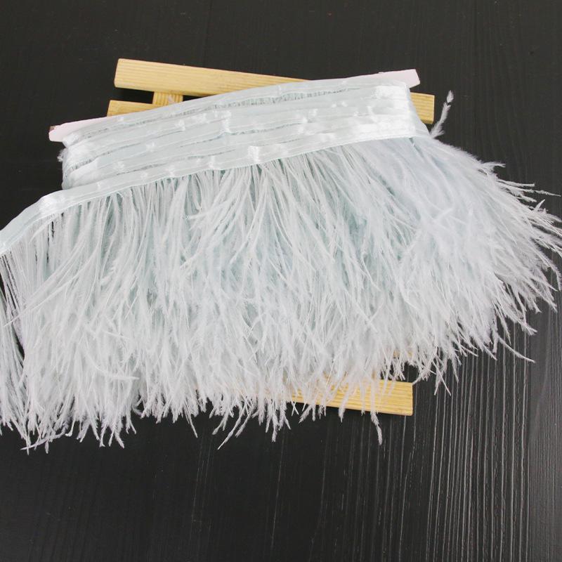 8-10 Ostrich Feather Diy Handmade Jewelry Accessories Crafts Decorative Clothing Skirt Cuffs