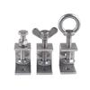 304 Stainless Steel Tiger C-Clamp U-Shaped Fixture with Hand-Tightened Eyebolt
