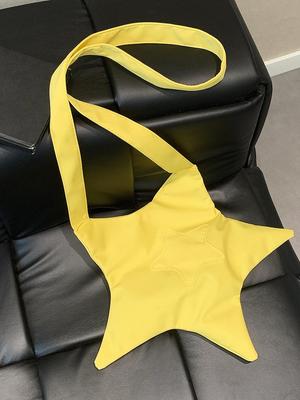 Star Canvas Portable Crossbody Bag – 2025 Fashionable Five-Pointed Star Design 