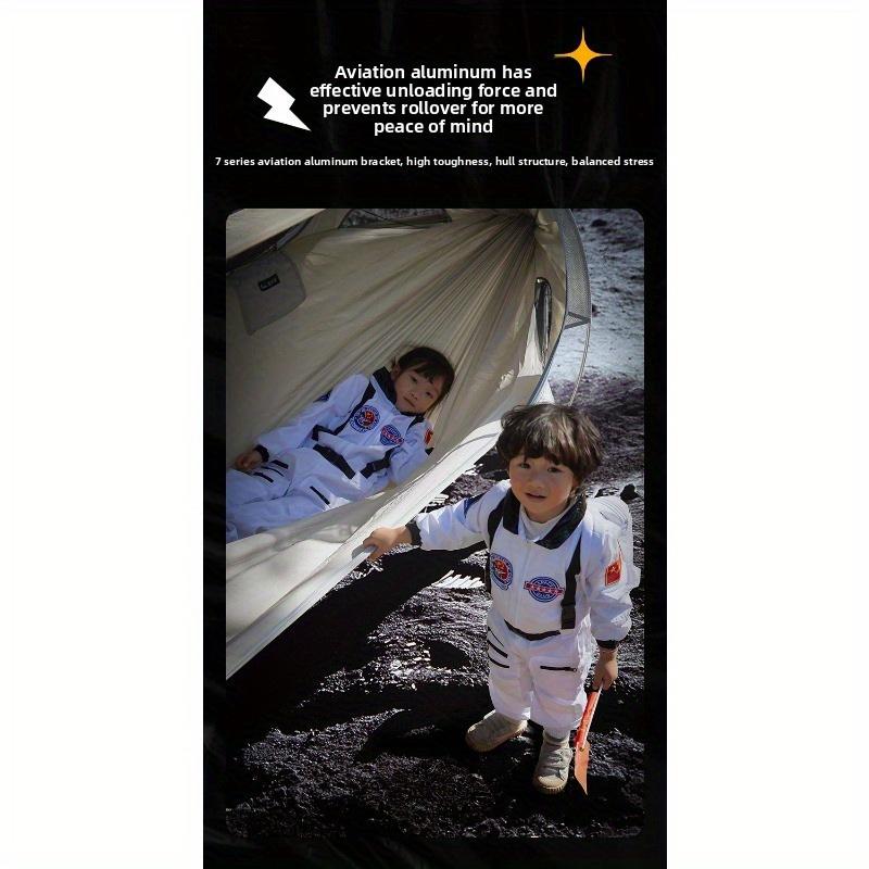 Outdoor Camping Hängematte mit Moskitonetz Sonnenschutz Doppelschaukel für Familie Reisende Weltraumkapsel