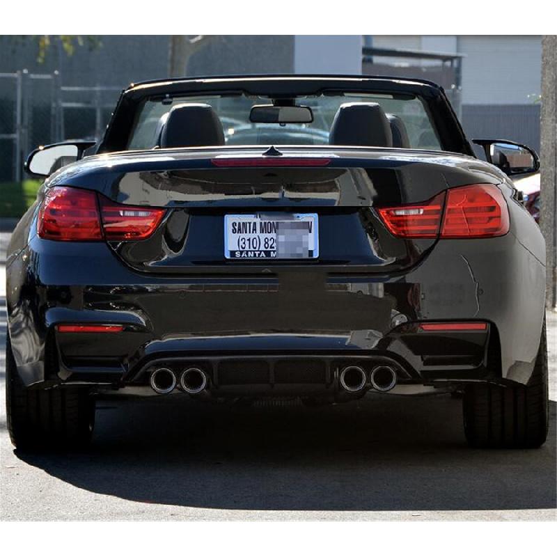 2Pc 60Mm-93Mm Glossy Carbon Fiber  For Bmw M