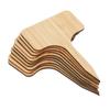 10pcs Plant Labels Bamboo Material Easy Writing 1/8 In Thickness Decorative Garden Markers for