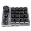 Tastatur 16 Tasten 3 Drehregler   2,4G Kabelgebunden 3 Modi Rot   Mechanisches Tastaturfeld Anpassen