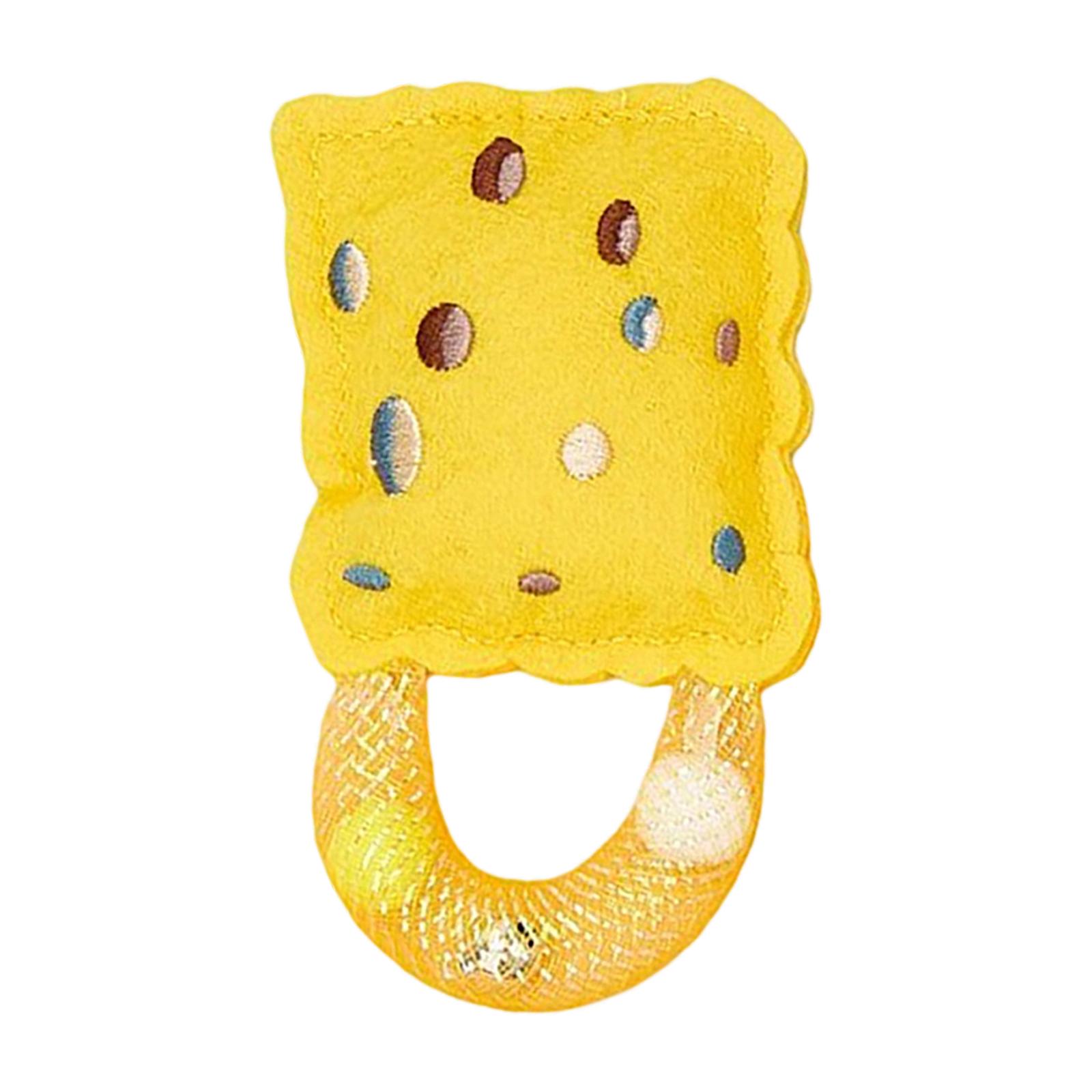 

Interactive Cats Toy With Bell, Crinkle Sound & Catnip, Mesh Tube Chew Toy For Teething, Boredom Relief & Self-Play, Cute Plush Design Catnip Toys One Size жовтий