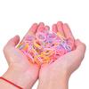 500Pcs Baby Kids Hair Accessories Disposable Rubber Band Hair Ties Womens Girls