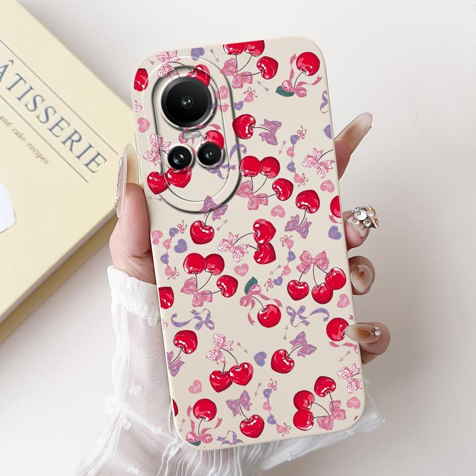 For OPPO Reno 10 Case CPH2531 Reno10 5G Cover Fashion Daisy Flower Lens Protective Soft Shell For OPPO Reno 10 Pro CPH2525 Coque