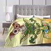 Weihnachts-Horrorfilm Warme Decken G-Gremlins Gizmo Flugzeug Reise Plüsch Überwurfdecke Flanell Tagesdecke Sofa Bettbezug