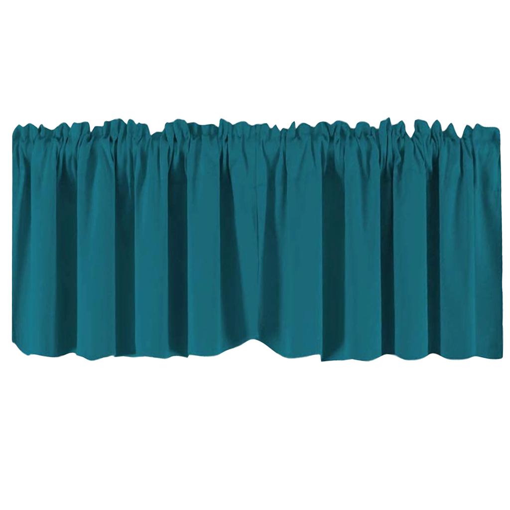 Fabric Short Curtains/valances With Rod Pocket Design For Easy Installation. Made Of Breathable, Skin-friendly Fabric, They Offer Partial And So