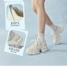 Tata/He She 2025 Spring Fashion Simple and Versatile Casual Thick Soled Dad Shoes