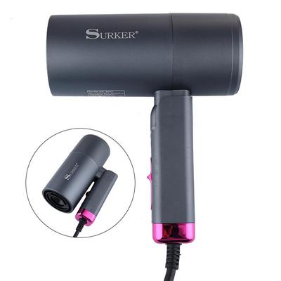 Sèche-cheveux pliant avancé avec diffuseur, sèche-cheveux ionique pour un style sans frisottis