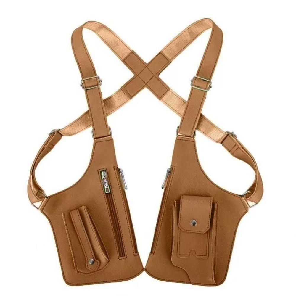 Adjustable Strap Anti-Theft Underarm Bag Vintage Underarm Strap Wallet Pocket Daily Use