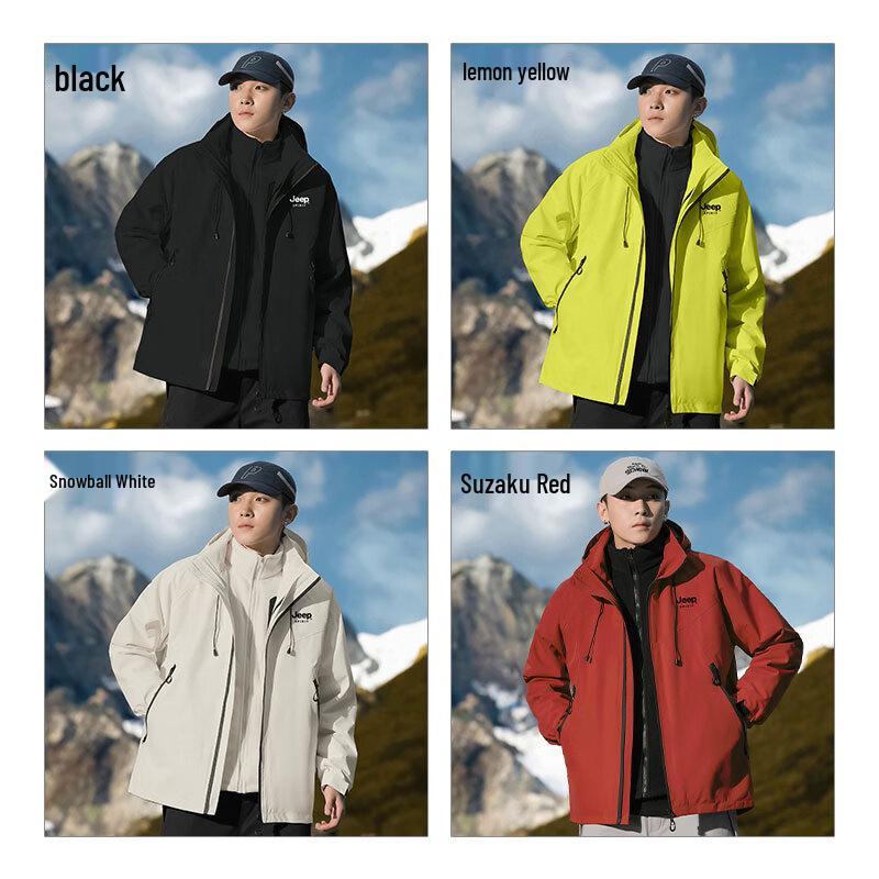JEEP SPIRIT Unisex 3-in-1 Outdoor Winter Jacket