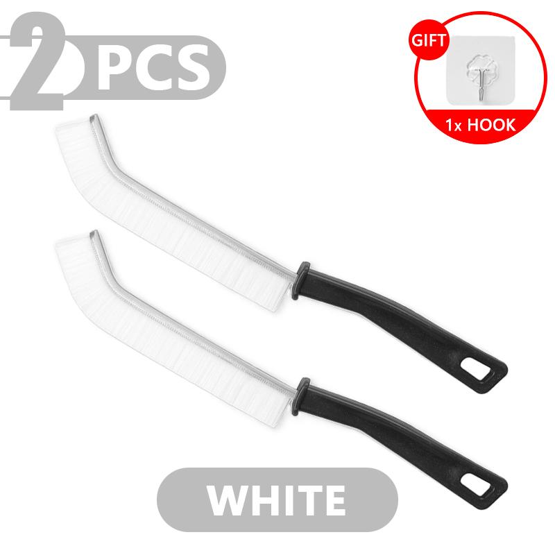 Cleaning Brush for Fine Seam Corners Groove Window Cleaning Tools Kitchen Bathroom Tiles Joints Brush Microfiber Toilet WC Brush