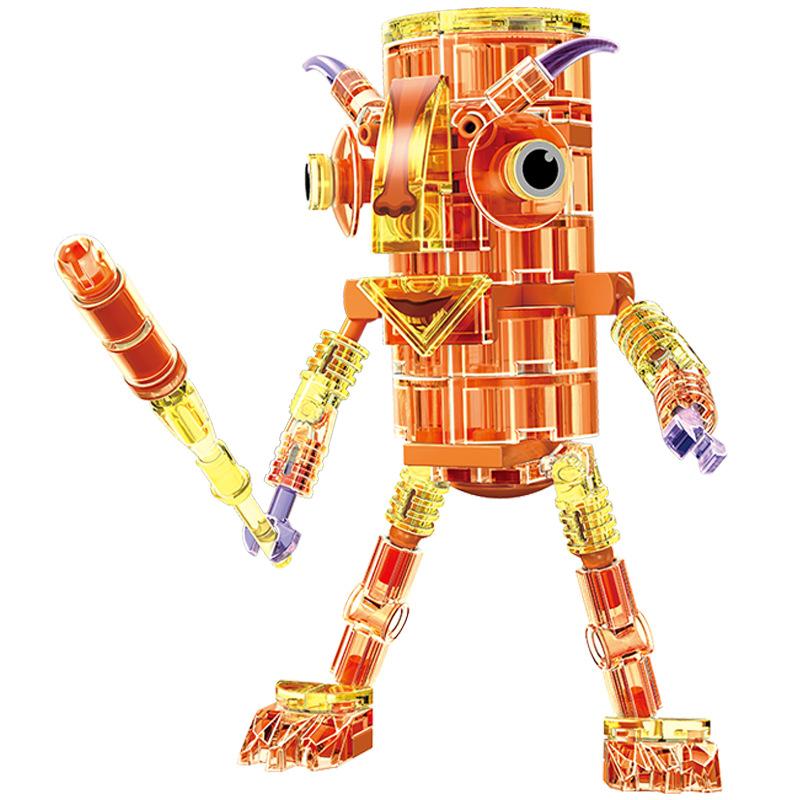 15 Styles Tung Tung Sahur Building Blocks Tralalero Tralala Meme Figurines Italian Brainrot Viral Toy Creative Desk Decor Gift