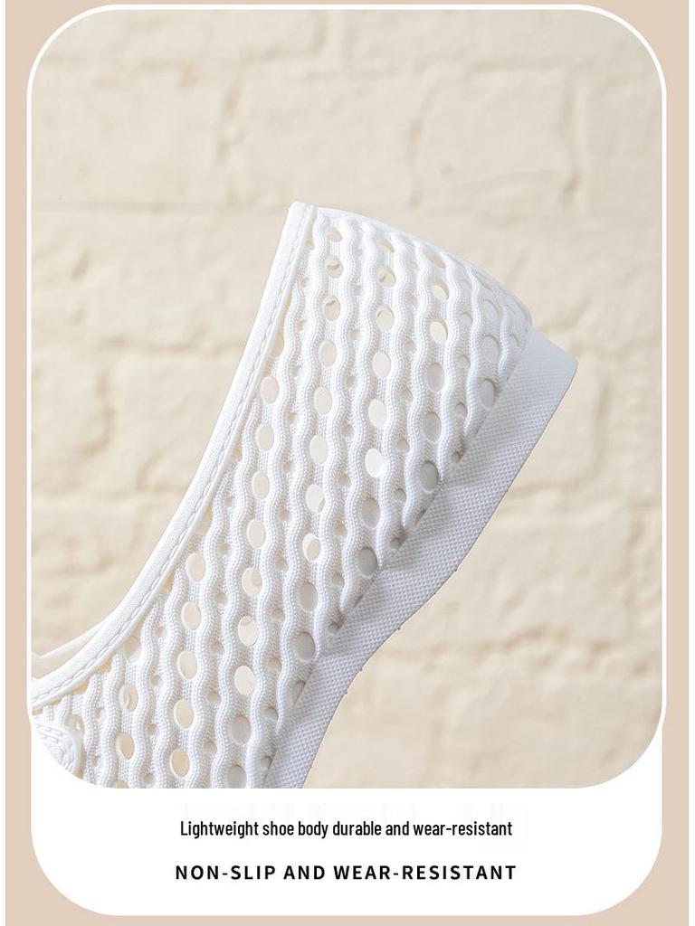 Women's Non-Slip Breathable Sandals - Comfortable Nurse, Work & Beach Shoes with Soft Soles.