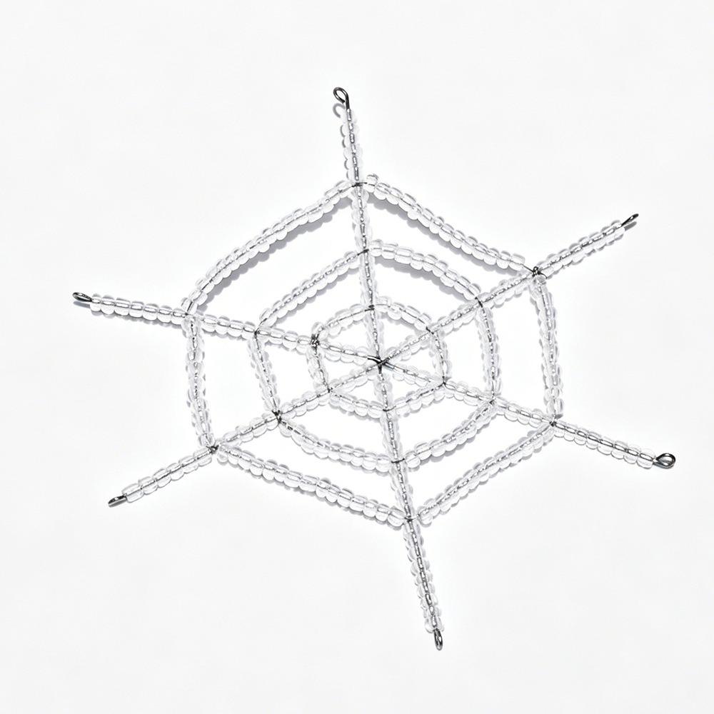 Beaded Beaded Spider Pendant Crystal-Like Faceted Beads Spider Party Decor  Window Display