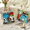 Anime GUMI And Hatsune Miku Matryoshka Pillow Case Square Pillow Bedroom Sofa Leisure Comfort Cushion Car Home Decoration