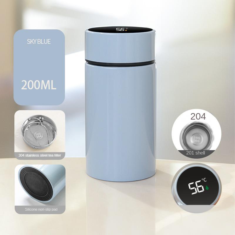 200ML Temperature Display Smart Thermos Water Bottle Intelligent Stainless Steel Vacuum Flasks Thermoses Coffee Cup
