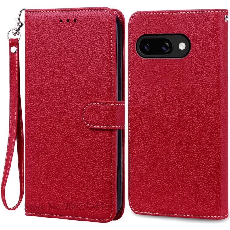 For Google Pixel 9A Case Flip Leather Wallet Cover For Google Pixel 9A Case Book Phone Cover Coque Fundas Capa