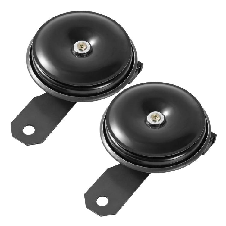 2Pcs 12V Snail Type Car Horns Waterproof Car Horn 350Hz-420Hz Frequency Ranges Excellent for Vehice Enhances Safety
