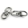 304 Stainless Steel Swivel Hook – 360° Double-Ring Connector – M4/M5/M6, 113-300kg – For Boating, Camping, Dog Leashes, Plant Hangers