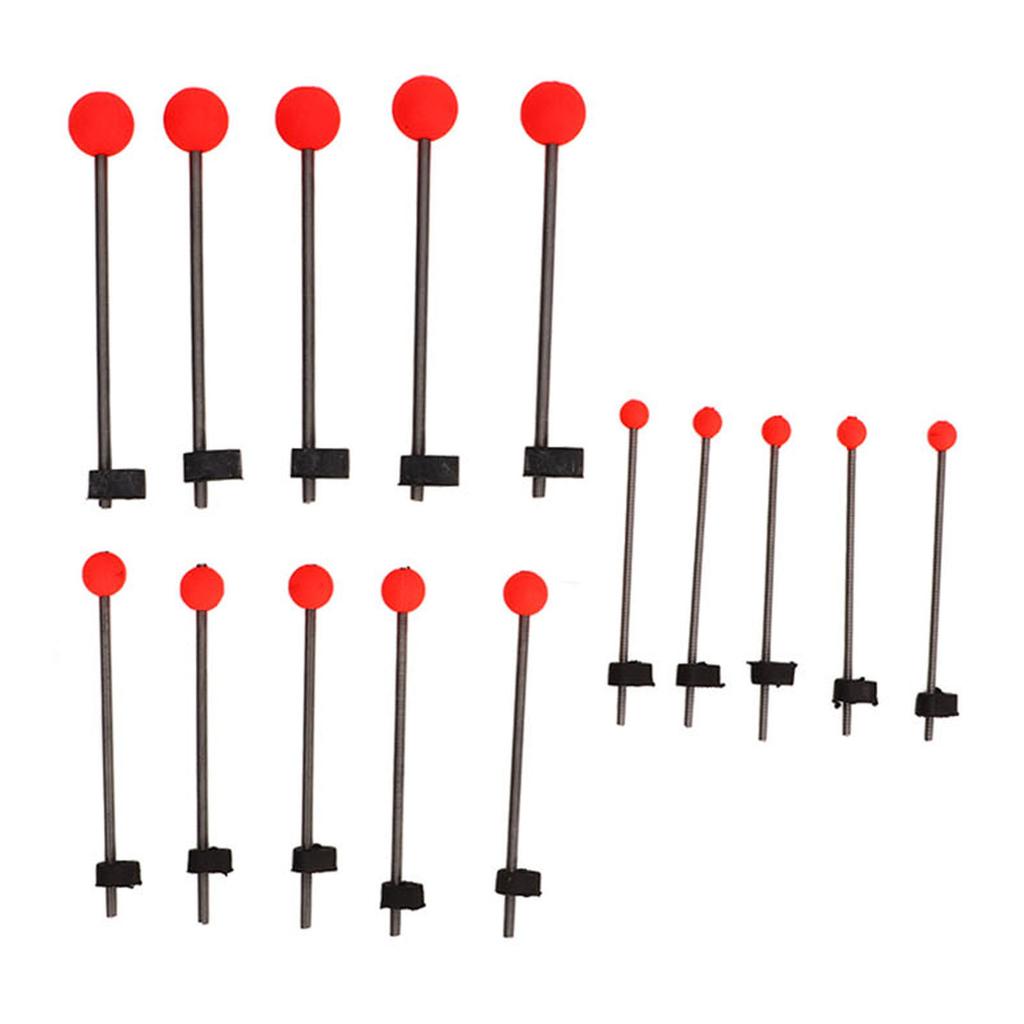 15Pcs Ice Fishing Rod Tips Spring Ball Low Temperature Resistant Good Toughness Portable Fishing Rod Pole Tip Ice