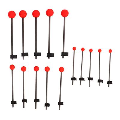 15Pcs Ice Fishing Rod Tips Spring Ball Low Temperature Resistant Good Toughness Portable Fishing Rod Pole Tip Ice