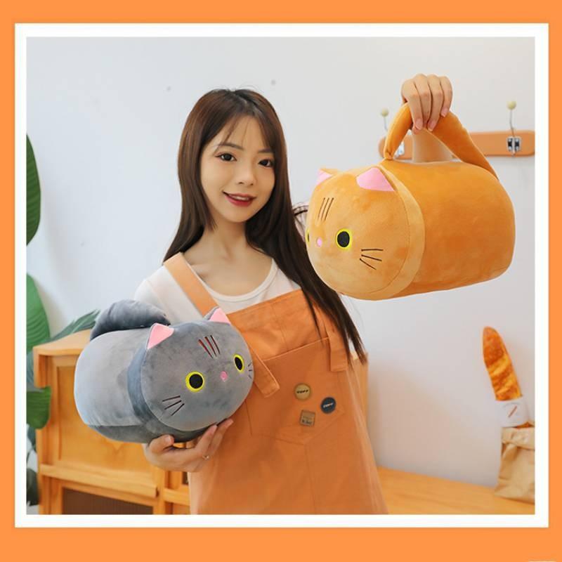 Adorable Cat Plush Toy Cartoon Bedtime Companion Kid Girls Birthday Holiday Gift