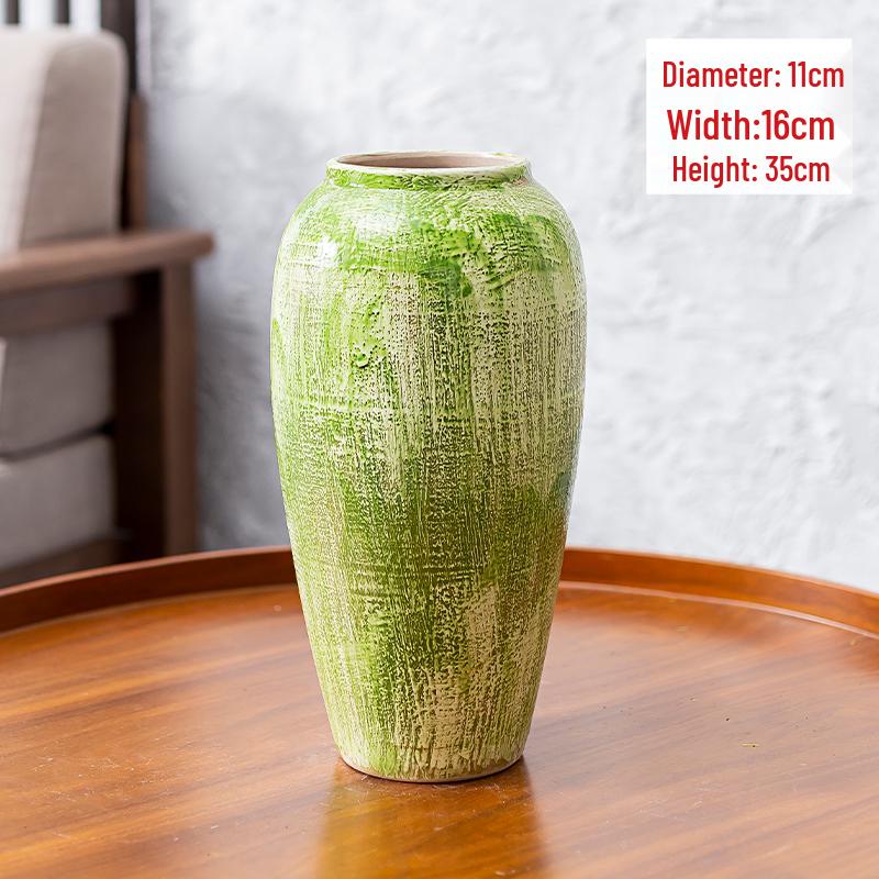 Nordic Ceramic Luxury Vase for Living Room - Minimalist Flower Arrangement Decor