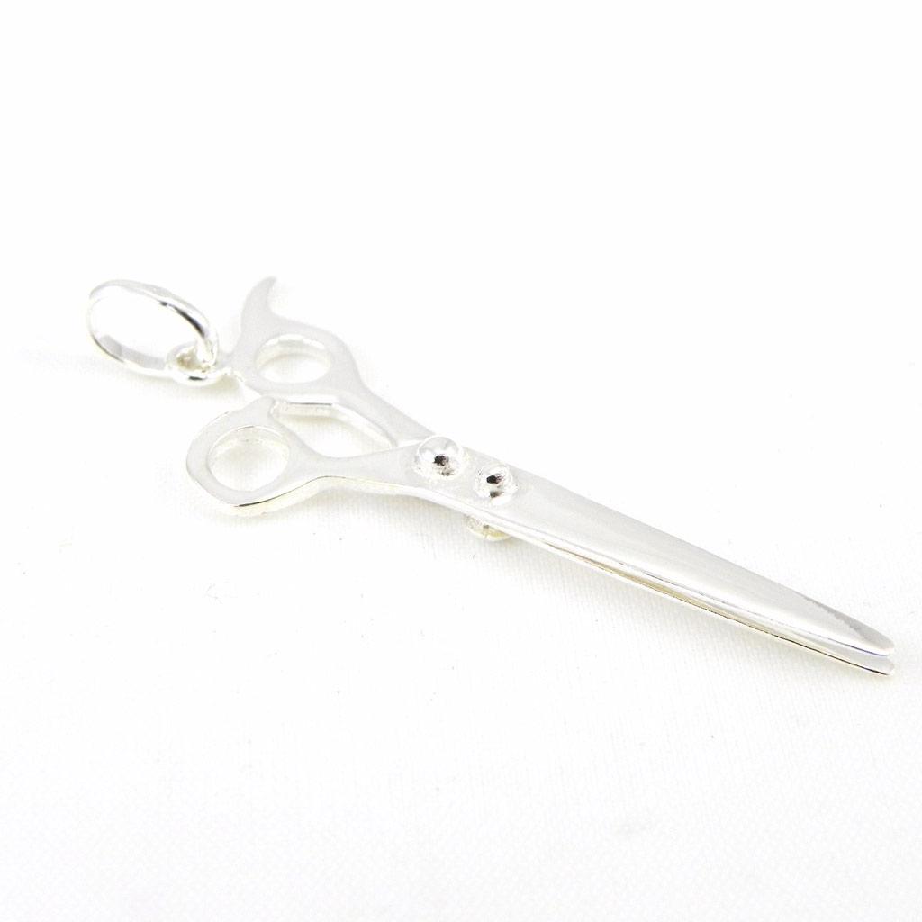 Les Trésors De Lily [E9720] - Silver Pendant 'Scissors'