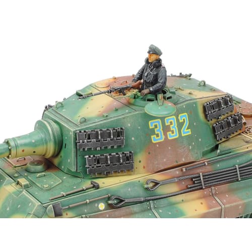 Tamiya 1/35 Military Miniature Series No. 164 German Army Heavy Tank King Tiger Henschel Turret Plastic Model 35164