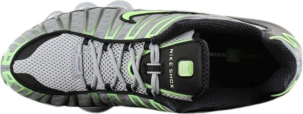 Кроссовки Nike Shox TL wolf grey/black/lime blast