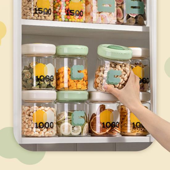 Coffee Beans Sealed Jar Container Coffee Tea Nuts Food Jar One-Touch Freshness Seal Design Food Storage Container