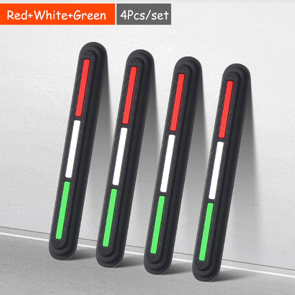 4 STÜCKE Autotür Antikollisionsstreifen Autotürkanten-Stoßstangenschutzstreifen Auto-Eckenschutz Rückspiegel Anti-Kratz-Aufkleber