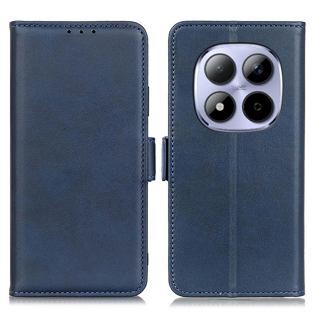 Pro Xiaomi Redmi Note 15 Pro 4G (Globální) Pouzdro Stojan Textura hovězí kůže PU kůže Kryt na telefon