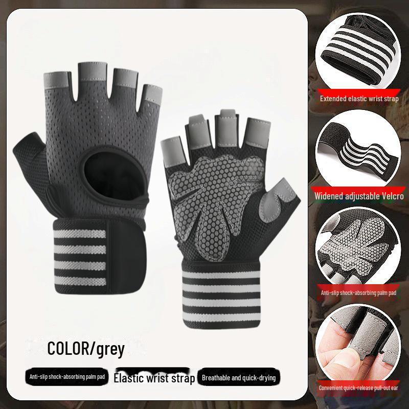 

Тонкие перчатки для фитнеса унисекс: Нескользящие, износостойкие, противомозольные тренировочные перчатки для гантелей, подтягиваний и турников. Medium