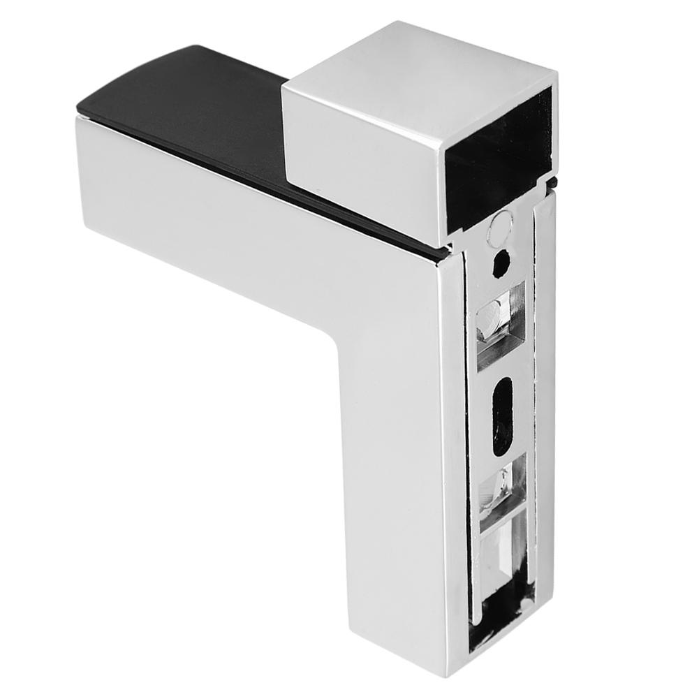 Zestaw 4 sztuk Klipsów Mocujących Typu F do Półek Warstwowych ze Szkła i Drewna Wsporniki Wspierające Kołki do Półek Ściennych (# 01)