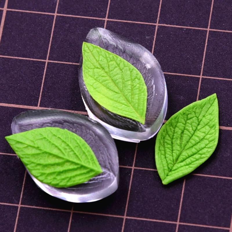 Leaves Embosssing Clay Molds Leaf Molds Leaves Shape Molds Handmade Craft Leaf Molds Baking Moulds for Cake Decorations