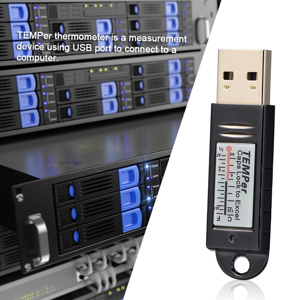 

PCsensor USB Thermometer Temperature Sensor Data Logger Recorder for PC Laptop Silver серебряный