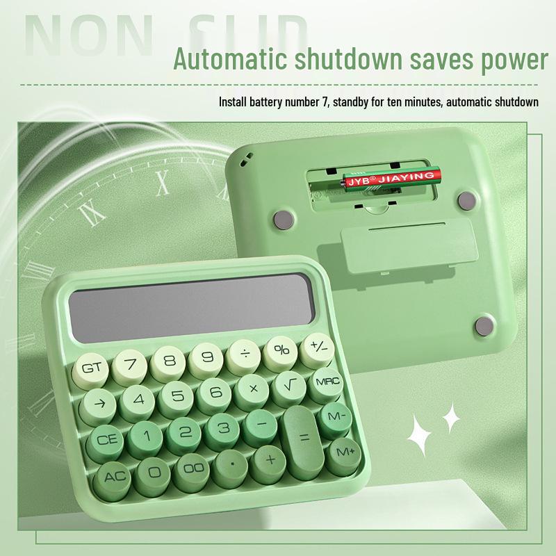 Multifunctional Silent Desktop Calculator – Cute, High-Value, Gradient Design for Students & Office Use