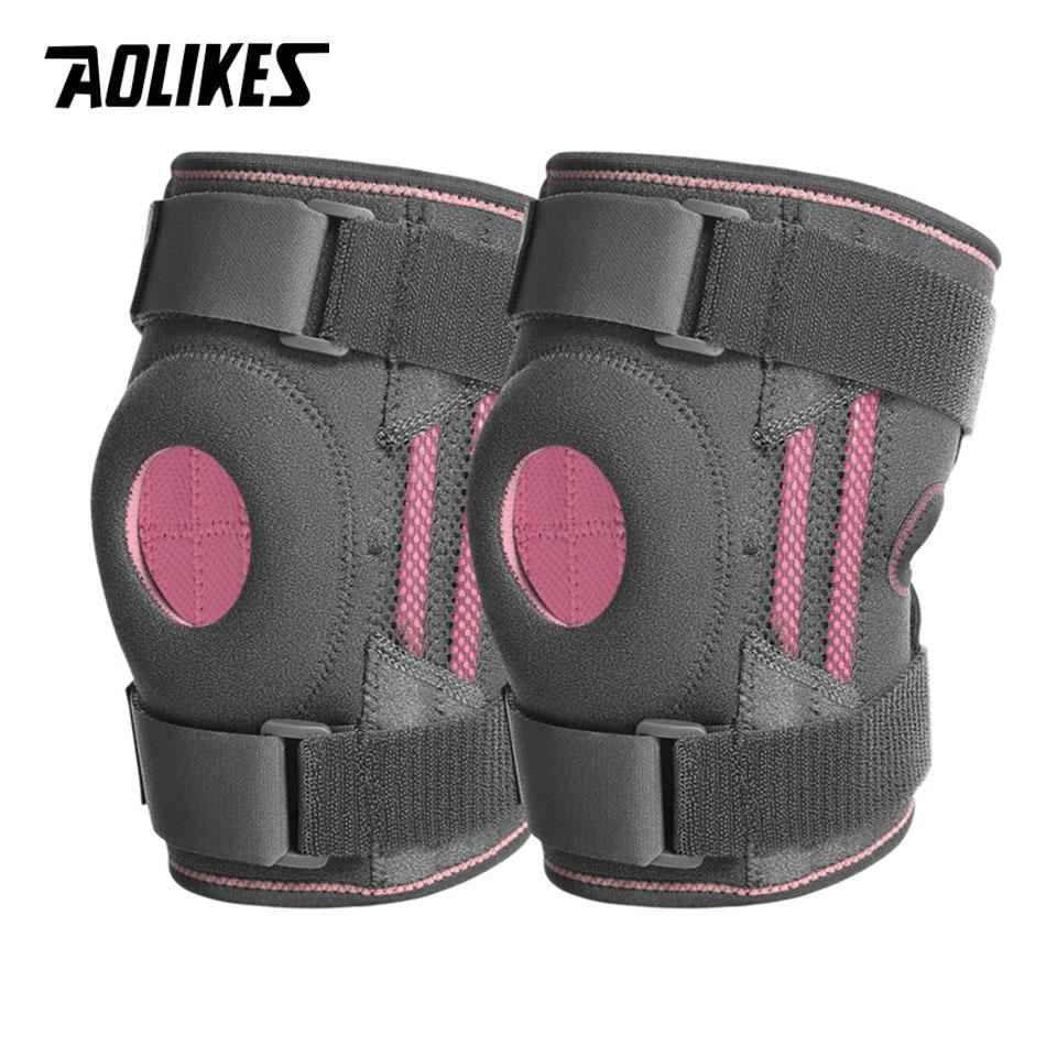 Silicone Spring Knee Pads With Straps For Basketball Running Volleyball Joint Pain Relief Arthritis Knee Support Protector