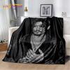 3D-Druck Johnny Depp Serie Weiche Plüschdecke, Flanelldecke Überwurfdecke für Wohnzimmer Schlafzimmer Bett Sofa Picknickabdeckung