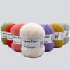 1pcs 50g Alpaca Mohair Yarn Long Plush Thick Crochet Wool Yarn For Knitting Scarf Baby Sweater Summer Winter Thread 380m/416yd