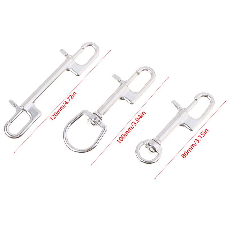 Dual Head Marine Diving D Ring Snap Hooks With Swivel Bolt Snap Hook Clip 316 Stainless Steel Oval Swivel Spring Snap Hook