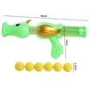 Elastic Pea Aerodynamic Launcher Plastic Kitten Toys Launcher Interactive Cat Toy Ball  Puppy