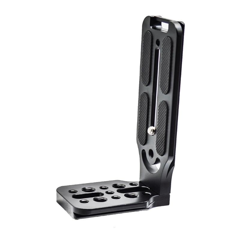 

Professional L Bracket Durability Camera L Bracket Quick Release Plate for Stability in Portraits Camera Support чёрный