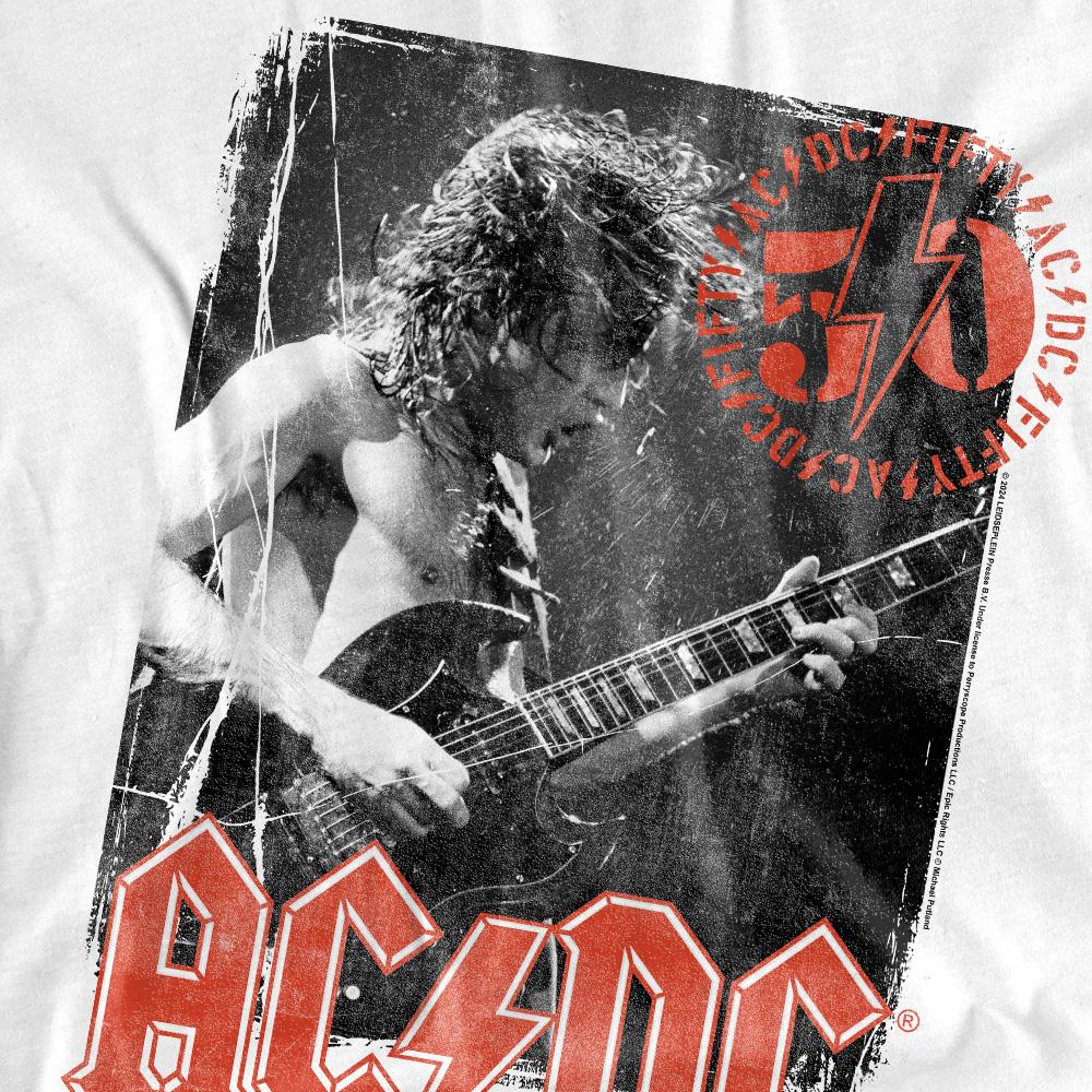 AC/DC Unisex Adult Stamp Poster T-Shirt
