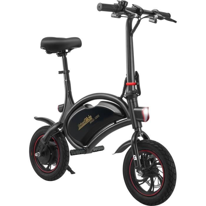 Ηλεκτρικό ποδήλατο ισορροπίας - URBANGLIDE - BIKE 120S - 350 W - 12'' - Ενήλικας - Πτυσσόμενο - Μαύρο