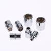 6-24Mm 3/8 Short Hex Socket Mirror Polished Chrome-Plated Steel Hex Socket Wrench Head For Auto Repair Home Tool