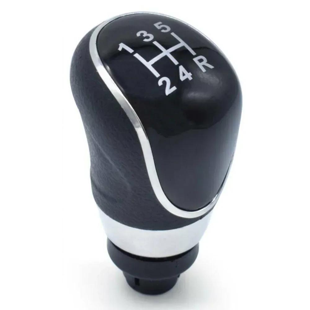 5 Speed Gear Shift Knob For Ford Fiesta MK7 2008 - 2013 Focus MK2 FL 2008 - 2011 PU Leather Manual Gear Shift Knob